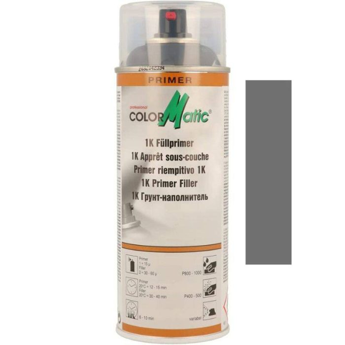 1K Filer primer HG1 - HG8 400 ml COLORMATIC - Grafitno siva CM HG6