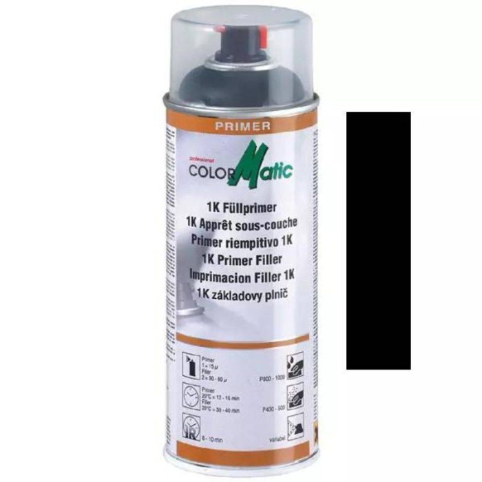 1K Filer primer HG1 - HG8 400 ml COLORMATIC - Crna CM HG7