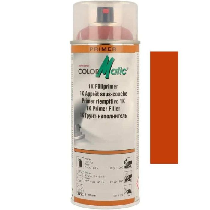 1K Filer primer HG1 - HG8 400 ml COLORMATIC - Crvena CM HG8