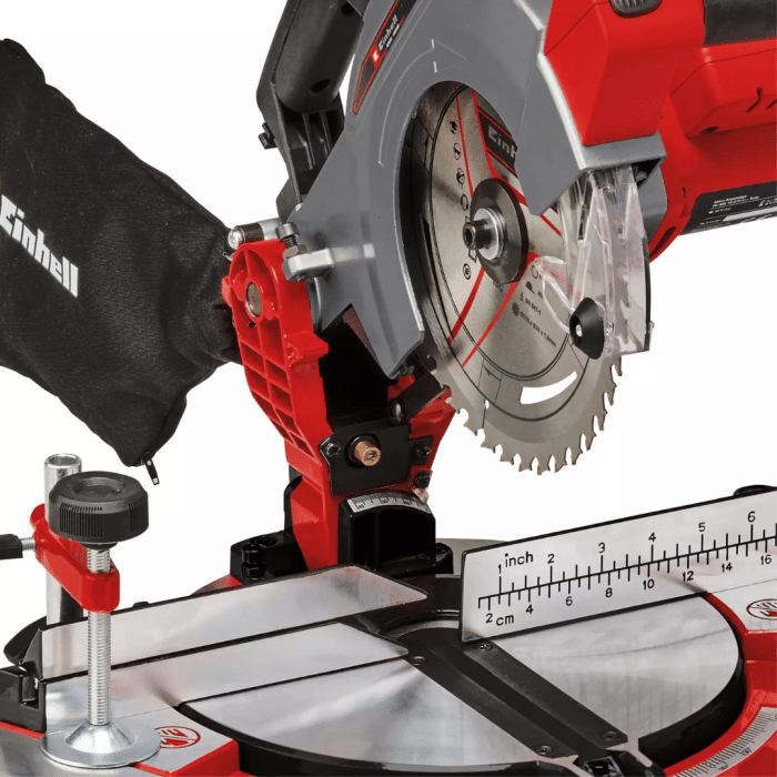 EINHELL Akumulatorska preklopna pila Power X-Change TE-MS 18/210 Li-Solo - Slika 5