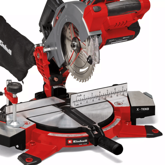 EINHELL Akumulatorska preklopna pila Power X-Change TE-MS 18/210 Li-Solo - Slika 7