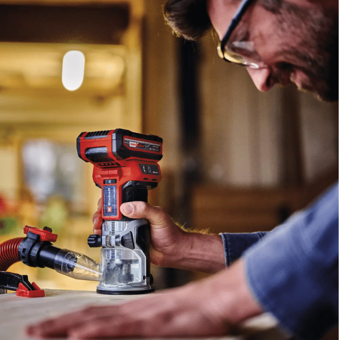 EINHELL Aku glodalica za kantiranje Power X-Change TP-ET 18 Li BL-Solo - Slika 2