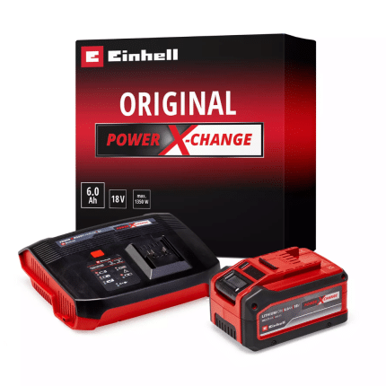 EINHELL set brzi punjač 6A Boostcharger i baterija 18 V 4-6Ah