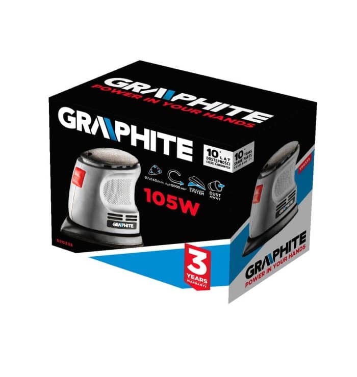 Brusilica trokutasta 105 W GRAPHITE 59G335 - Slika 7