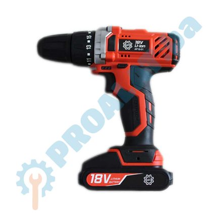 Set aku bušilica 18 V AP18-01 + pribor GEO