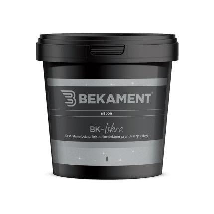 BEKAMENT Dekorativna boja sa kristalnim efektom za unutrašnje zidove BK-Iskra
