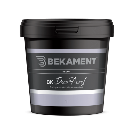 BEKAMENT Podloga za dekoracijske materijale BK-Deco Acryl 1 l