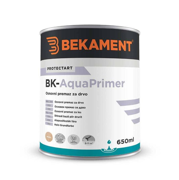 BEKAMENT Temeljna boja za drvo 650 ml BK-Aqua Primer BEKAMENT Temeljna boja za drvo 650 ml BK-Aqua Primer