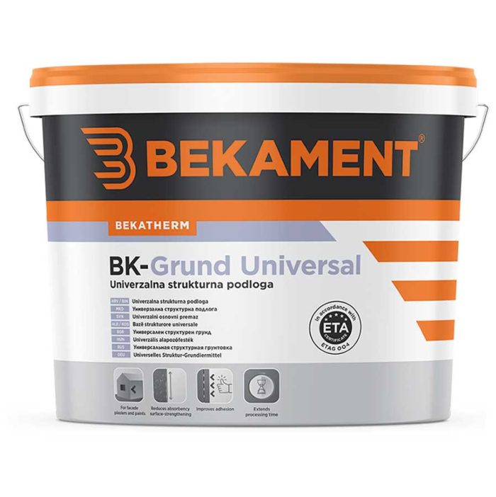 BEKAMENT Univerzalna strukturna podloga 8 kg BK-Grund Universal BEKAMENT Univerzalna strukturna podloga 8 kg BK-Grund Universal