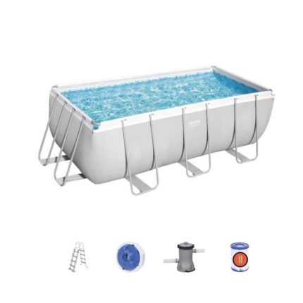 BESTWAY Bazen POWER STEEL + pumpa 4.12 m x 2.01 m x 1.22 m