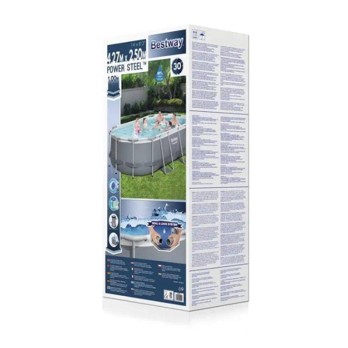 BESTWAY Bazen POWER STEEL + pumpa 4.27 m x 2.50 m x 1.00 m - Slika 2