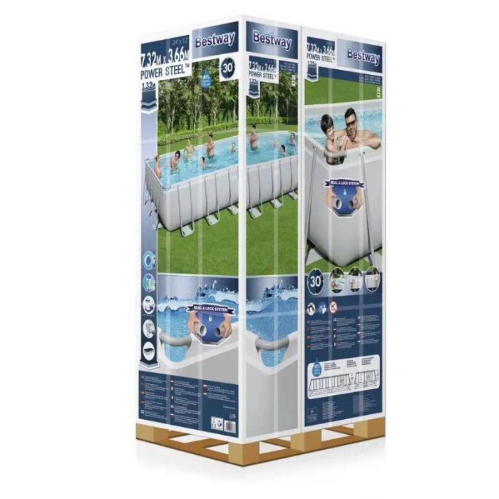 BESTWAY Bazen POWER STEEL + pumpa 7.32 x 3.66 x 1.32 m - Slika 2