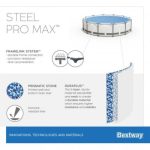 BESTWAY Bazen STEEL PRO MAX + pumpa 3.66 m x 76 cm - Slika 2
