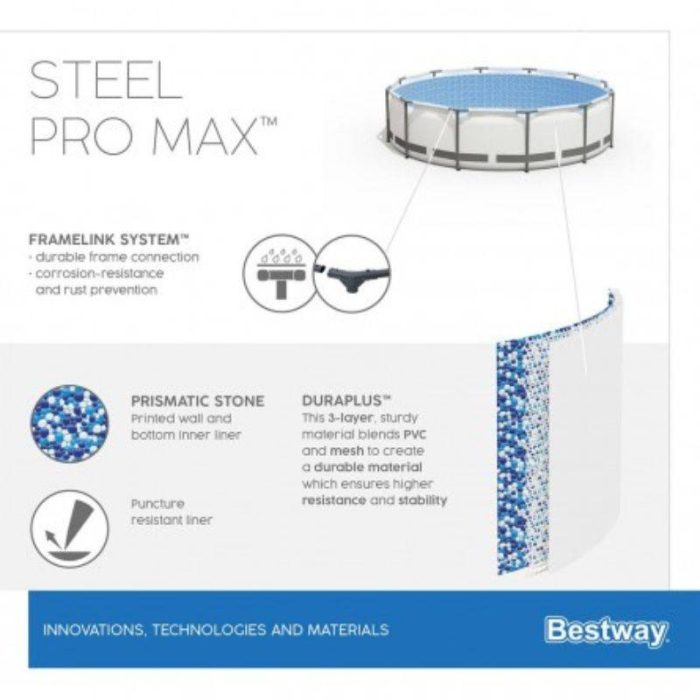 BESTWAY-Bazen-STEEL-PRO-MAX-pumpa-3.66-m-x-76-cm-1 BESTWAY Bazen STEEL PRO MAX + pumpa 3.66 m x 76 cm - Slika 2