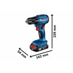 BOSCH Aku bušilica-odvijač GSR 185-Li SOLO Professional - Slika 2