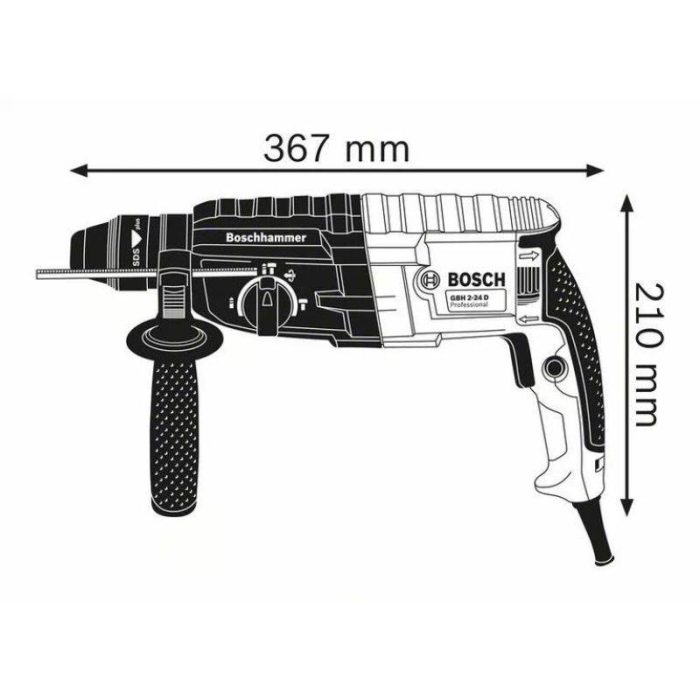 BOSCH-Cekic-busilica-SDS-GBH-240-Professional-1 BOSCH Čekić bušilica SDS+ GBH 240 F Professional - Slika 2