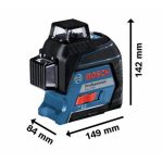 BOSCH Križni nivelir laser GLL 3-80 Professional - Slika 2