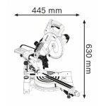 BOSCH Potezna i preklopna pila GCM 800 SJ Professional - Slika 2