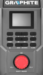 Bluetooth građevinski radio GRAPHITE Energy+ 58GE128 - Slika 3