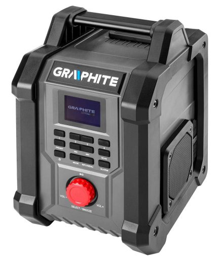 Bluetooth građevinski radio GRAPHITE Energy+ 58GE128