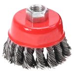 Brusna žičana četka 100 mm VERTO 62H131