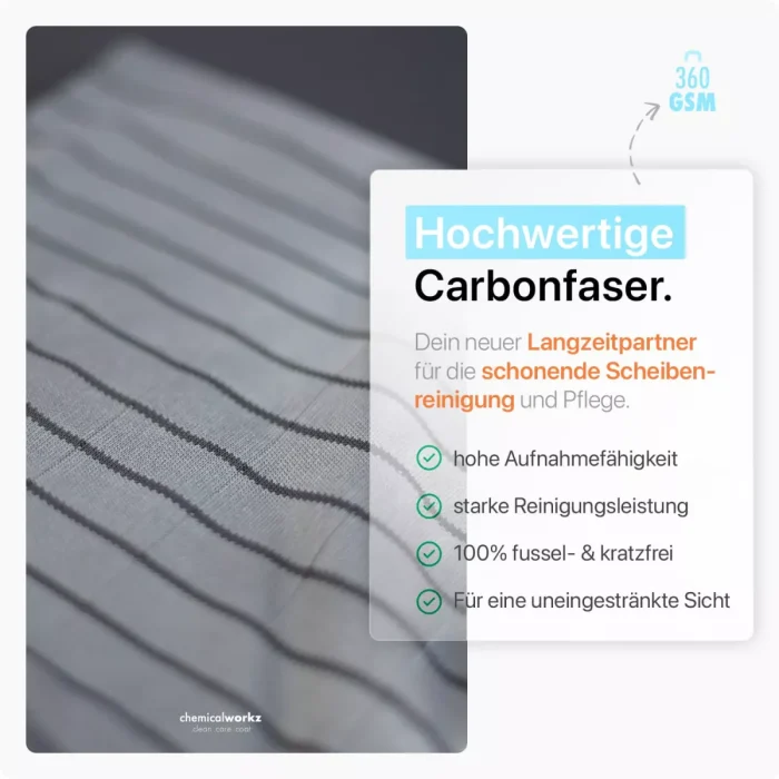 ChemicalWorkz-Glass-CarbonFiber-Towel-40x40-1 ChemicalWorkz Glass CarbonFiber Towel 40x40 - Slika 2