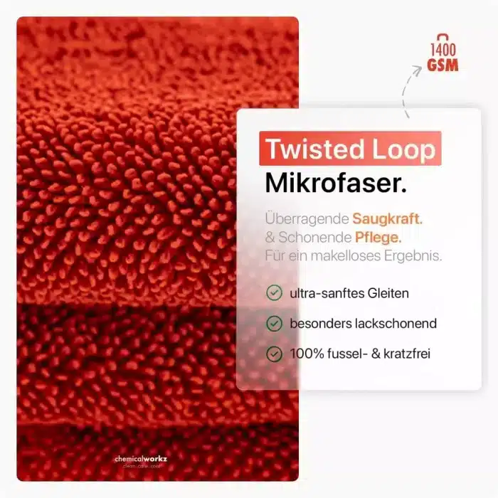 ChemicalWorkz Shark Twisted Loop ručnik 1400GSM 80x50cm - Slika 2