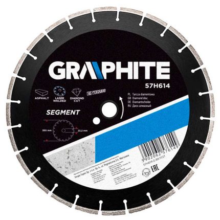 Dijamantna rezna ploča za asfalt 350 mm GRAPHITE 57H614