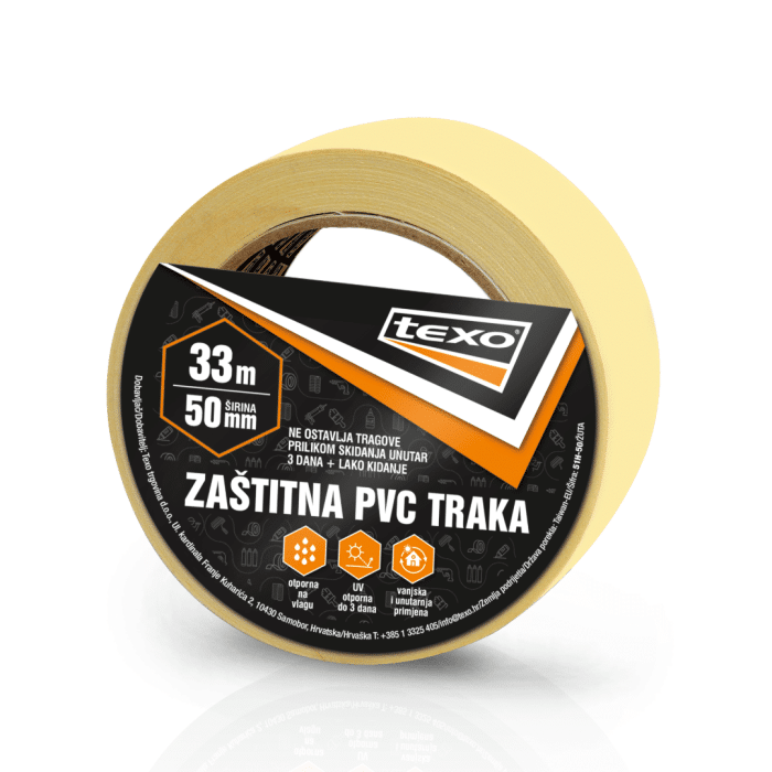 Pvc Traka Zaštitna PVC traka 33 m TEXO | Proalat.ba