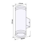 Dupla fasadna lampa NEO 99-083 - Slika 2