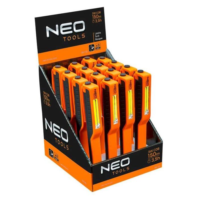 Džepna lampa 150 lm 3 x AAA 16/1 set NEO 99-110-16 Džepna lampa 150 lm 3 x AAA 16/1 set NEO 99-110-16