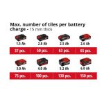 EINHELL Aku rezač pločica TE-TC 18/115 Li - Solo - Slika 2