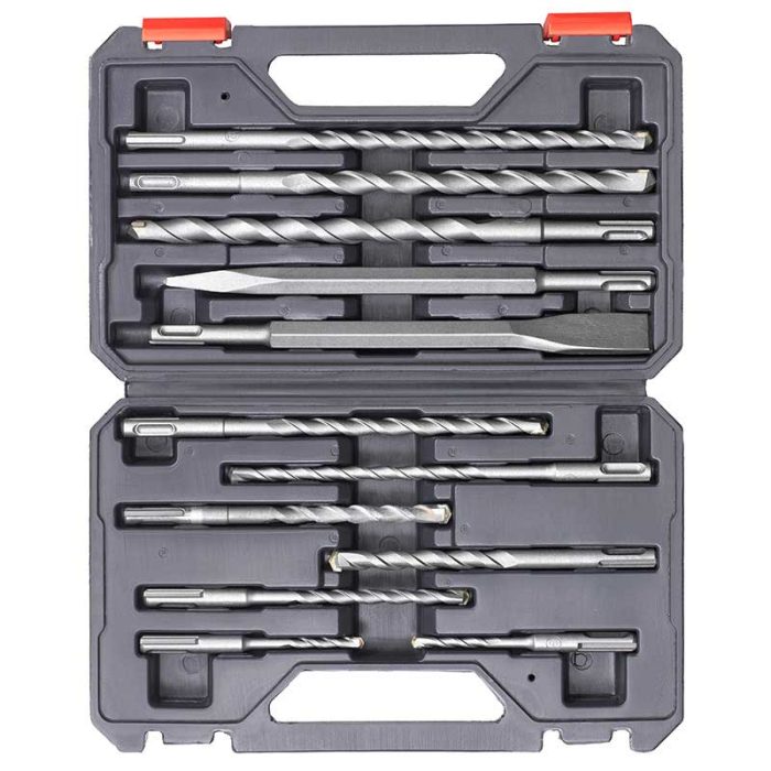 EINHELL-Set-SDS-svrdla-i-dlijeta-12-kom-1 EINHELL Set SDS svrdla i dlijeta 12 kom - Slika 2