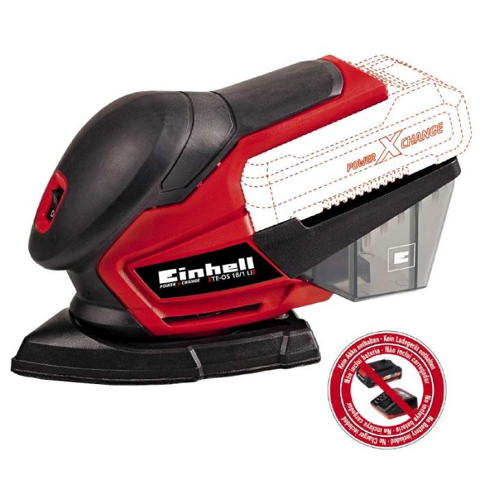 EINHELL aku vibracijska brusilica Power X-Change TC-OS 18/150 Li Solo EINHELL aku vibracijska brusilica Power X-Change TC-OS 18/150 Li Solo