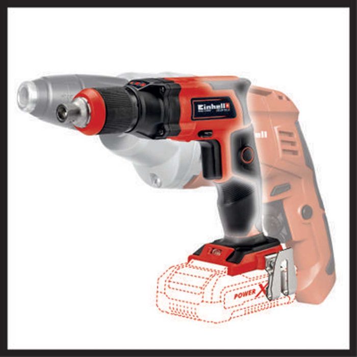 EINHELL aku zavrtač šauber Power X-Change TE-DY 18 Li – Solo - Slika 2