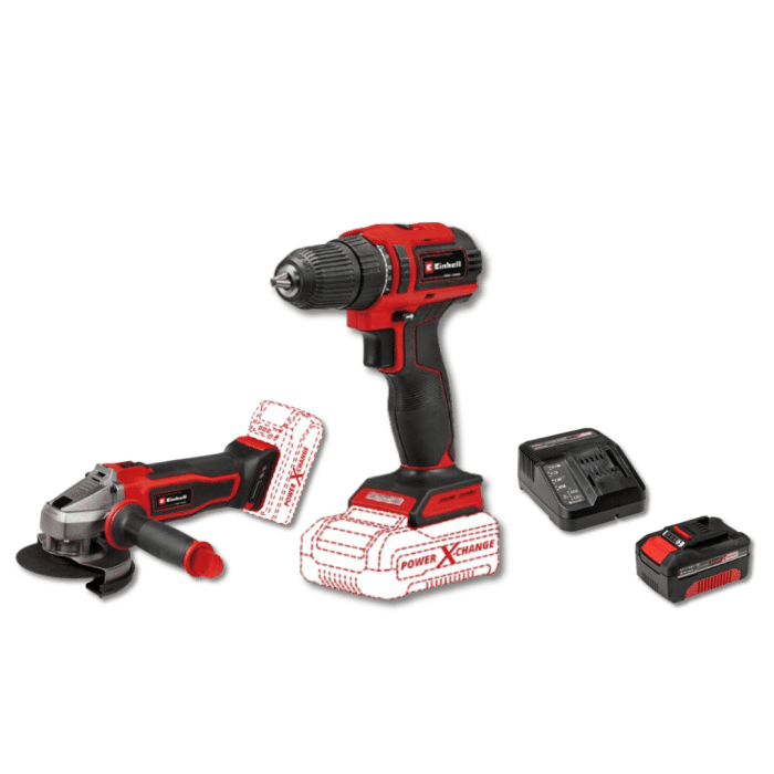 Einhell PCX Set 3 Bušilica+Kutna brusilica+Starter kit 4 Einhell PCX Set 3 Bušilica+Kutna brusilica+Starter kit 4