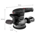 Ekscentrična brusilica 450 W GRAPHITE 59G349 - Slika 6