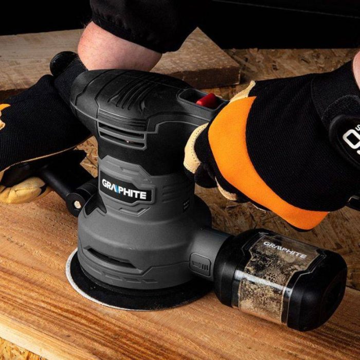 Ekscentrična brusilica 450 W GRAPHITE 59G349 - Slika 7