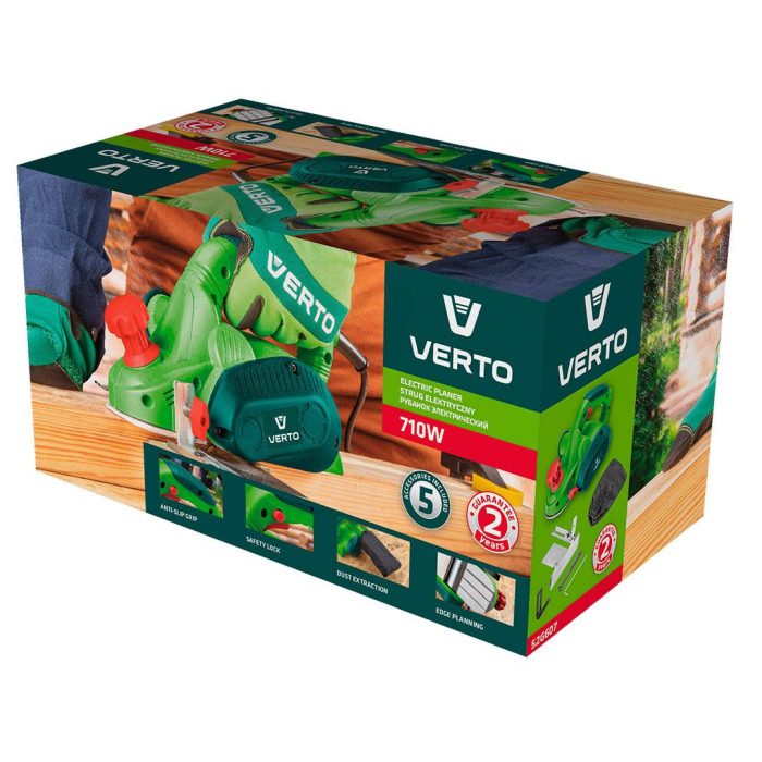 Električna blanjalica 710 W VERTO 52G607 - Slika 2