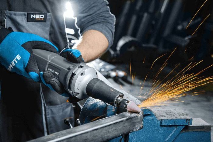 Električna ravna brusilica 710 W GRAPHITE 59G071 - Slika 2