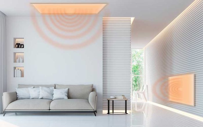 Električni zidni radijator 450-720 W IP24 Wifi NEO 90-099-90-101 - Slika 2