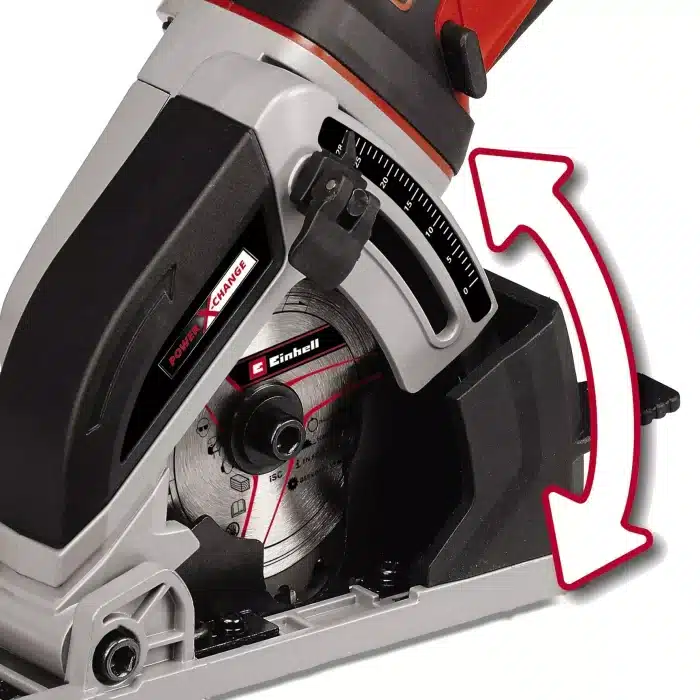 EINHELL Aku mini kružna pila Power X-Change TE-CS 18/89 Li – Solo - Slika 4