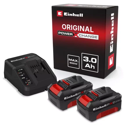 EINHELL set 2 baterije i brzi punjač Power X-Change Starter kit 18 V 3 Ah