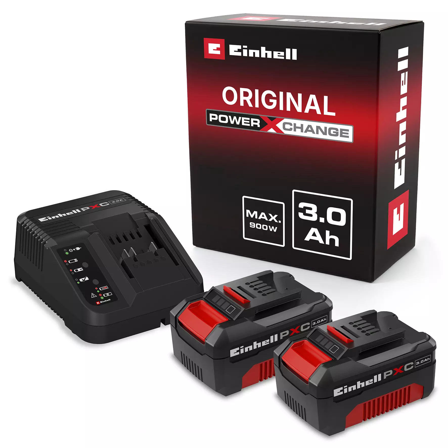 -FJPG-FWEBP - 2026-07-23T080517.779 EINHELL set 2 baterije i brzi punjač Power X-Change Starter kit 18 V 3 Ah - Slika 1