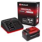 EINHELL set brzi punjač i baterija Power X-Change Starter kit 18 V 5,2 Ah