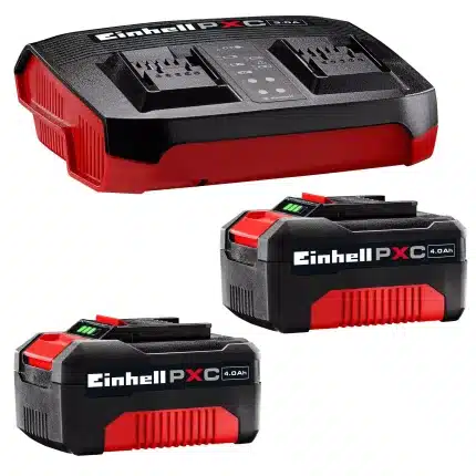 Einhell set dvostruki punjač i 2 x baterije 4,0Ah & Twincharger Kit