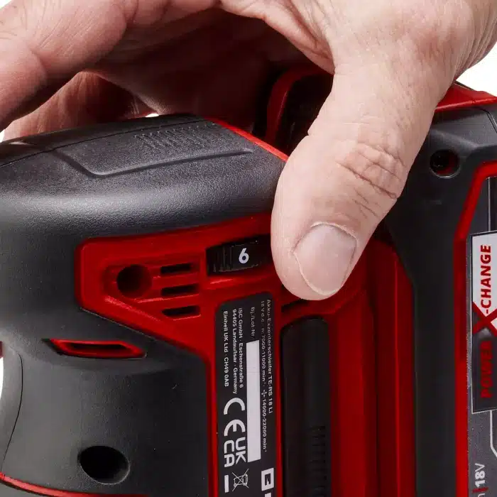 EINHELL Aku ekscentrična brusilica TE-RS 18 Li-Solo - Slika 2