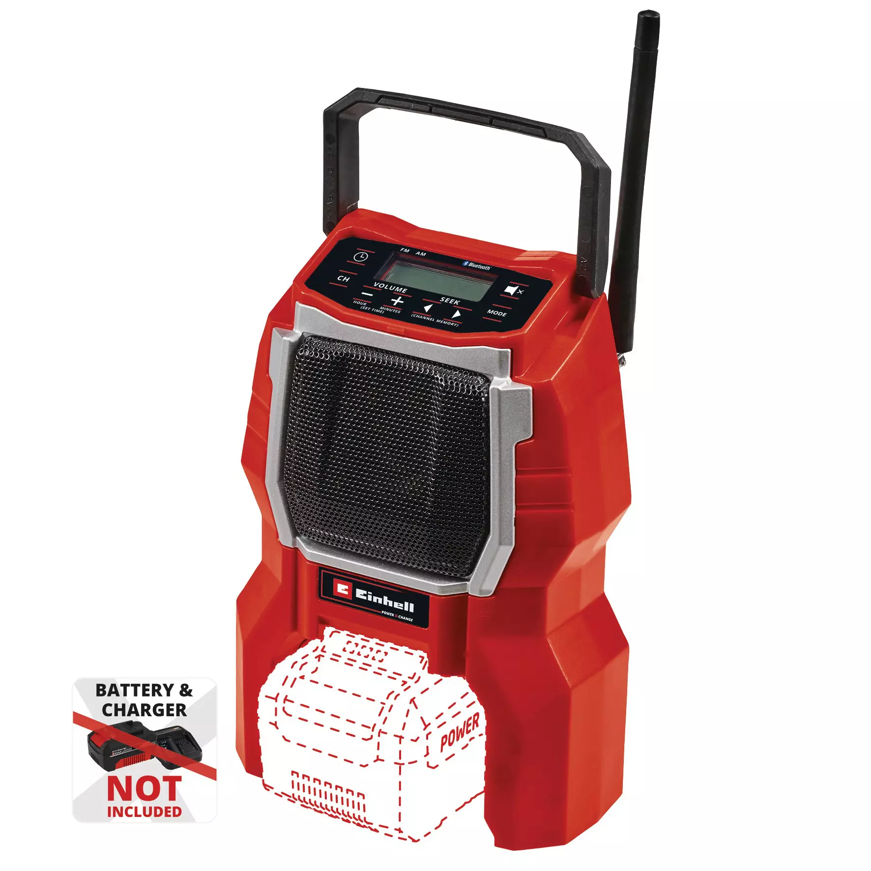-FJPG-FWEBP EINHELL Aku radio Power X-Change TC-CR 18 Li BT-Solo - Slika 1