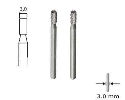 Glodalo od volfram-vanadij čelika 2 kom 28722 PROXXON