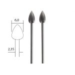 Glodalo od volfram-vanadij čelika 2 kom 28724 PROXXON